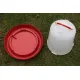 YES4PETS Farm Poultry Bird Chicken Water Drinker 3 L & 3 kg Food Grain Seed Feeder Set image: 4