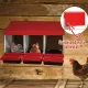 Chicken Hen Coop Hutch Nesting Box 3-Hole Roll Away Metal Design 52x47.5x81cm Durable Indoor Outdoor Laying Box with Easy Access Ventilation image: 9