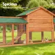 i.Pet Chicken Coop Rabbit Hutch 220cm x 44cm x 84cm Large Chicken Coop Run Wooden Outdoor Cage House image: 7