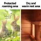 i.Pet Chicken Coop Rabbit Hutch 220cm x 44cm x 84cm Large Chicken Coop Run Wooden Outdoor Cage House image: 8
