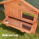 i.Pet Chicken Coop Rabbit Hutch 220cm x 44cm x 84cm Large Chicken Coop Run Wooden Outdoor Cage House image: 10