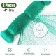 Chicken Netting, 2 Pieces Anti Bird Netting, 4M X 10M Bird Netting, Fruit Tree Netting, Protective Netting, Protect image: 1