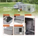 Samland Wooden Chicken Coop with Spacious Run, Outdoor Waterproof Hen House