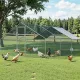 i.Pet Chicken Coop Cage 3 x 6 x 2m Galvanised Steel