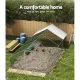 i.Pet Chicken Coop Cage 3 x 8 x 2m Galvanised Steel