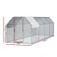 i.Pet Large Chicken Coop Walk-In Hen House 2m x 8m x 2m