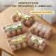 Plastic Egg Cartons, with Date Labels (x60) image: 3