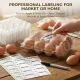 Plastic Egg Cartons, with Date Labels (x60) image: 4