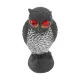 Owl Bird Deterrent Garden Plastic Red-Eyes Owl, Wear-Resistant