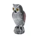 Plastic Owl Bird Deterrent for Gardens, Waterproof and Sun-Resistant
