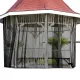Mosquito Garden Mesh Netting 2.4 x 6 m, Black, for Fly, Bird & Plant Protection