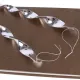 16 Pack Silver Spiral Reflective Bird Repellent Scare Rods, 29.5cm