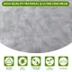 4-Pack Garden Mesh Netting Plant Covers, 1 x 1m, Insect & Bird Barrier, Drawstring