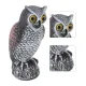 Plastic Owl Bird Deterrent for Gardens, Waterproof and Sun-Resistant