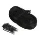 4 x 5m Black Nylon Anti-Bird Netting with 50 Cable Ties