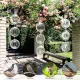 Reflective 3D Stainless Steel Wind Spinner Bird Deterrent Garden Decor