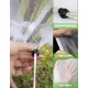 4-Pack Bird Netting Pest Barrier with Drawstring, 4.9ft x 3.3ft / 3.3ft x 2.7ft