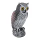 Plastic Owl Bird Deterrent for Gardens, Waterproof and Sun-Resistant