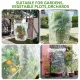 4-Pack Garden Mesh Netting Plant Covers, 1 x 1m, Insect & Bird Barrier, Drawstring