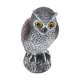 Plastic Owl Bird Deterrent for Gardens, Waterproof and Sun-Resistant