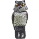 Owl Bird Decoy with Rotating Head, Realistic Eyes and Waterproof Design