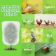Garden Mesh Netting Plant Cover with Drawstring, 19.7 x 29.5in, 63 x 90.6in, 2 Pack