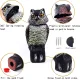 Owl Bird Decoy with Rotating Head, Realistic Eyes and Waterproof Design
