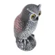 Plastic Owl Bird Deterrent for Gardens, Waterproof and Sun-Resistant