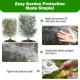 4 Pack Garden Mesh Netting Bags with Drawstring, 2 Sizes, 2.6 x 3.3ft & 3.3 x 4.9ft