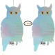 Holographic Reflective Fake Owl Bird Repellent Scare Device
