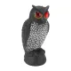 Owl Bird Deterrent Garden Plastic Red-Eyes Owl, Wear-Resistant
