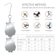 8 PCS Reflector Mirror Bird Scare Device, Round Hanging