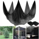 Mosquito Garden Mesh Netting 2.4 x 6 m, Black, for Fly, Bird & Plant Protection