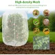 3-Pack Fruit Tree Netting 2.62 x 3.28 ft with Zipper and Drawstring