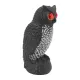 Owl Bird Deterrent Garden Plastic Red-Eyes Owl, Wear-Resistant