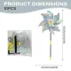 10-Piece Bird-Repelling Reflective Windmill Set for Outdoor Areas