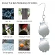 8 PCS Reflector Mirror Bird Scare Device, Owl Hanging
