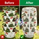 2-Pack Bird Netting Plant Covers, 39 x 20in, Zipper & Drawstring, White