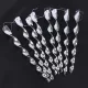 16 Pack Silver Spiral Reflective Bird Repellent Scare Rods, 29.5cm